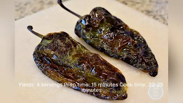 Video thumbnail for poblano pepper recipe