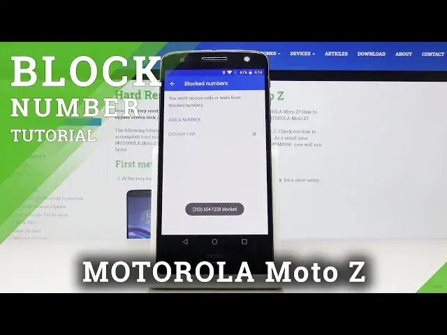 Video thumbnail for How to Block Number MOTOROLA Moto Z – Blocking Options