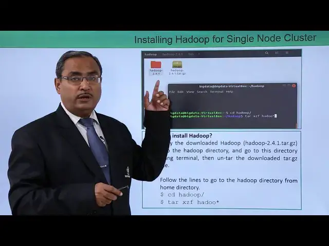 Video thumbnail for Installing Hadoop for Single Node Cluster