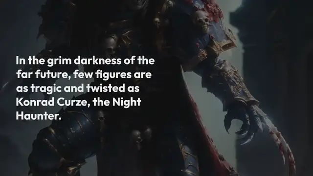Video thumbnail for Konrad Curze: The Tragic Tale of the Night Haunter in Warhammer 40k