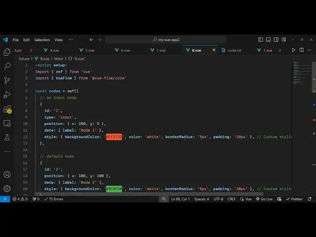 Video thumbnail for Build a Vue.js 3 Animated Flowcharts & Diagrams Using vue-flow Library in JS