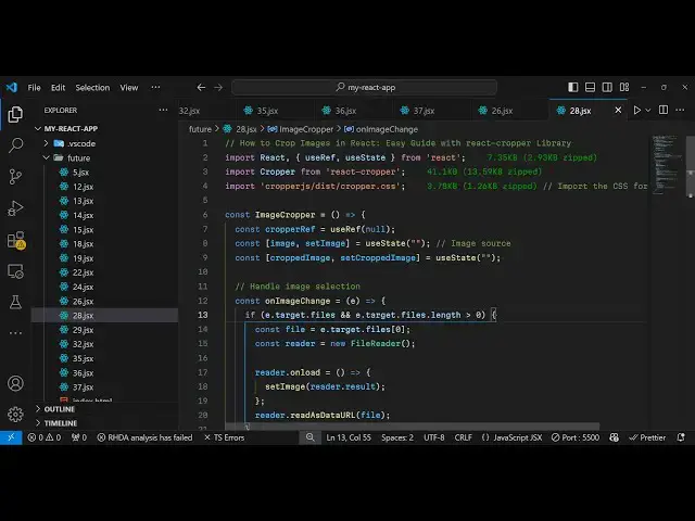 Video thumbnail for Build a React.js Image Cropper Editor With Live Preview Using Cropper.js Library in Browser