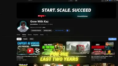 'Video thumbnail for How to use AI and Get Monetized YouTube Automation with AI FULL COURSE'
