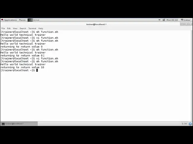 Video thumbnail for Linux -Shell function