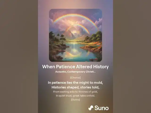 Video thumbnail for When Patience Altered History - A Biblical Song