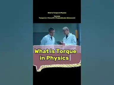 'Video thumbnail for What is Torque in Physics? #physics #science #youtubeshorts #ytshorts'