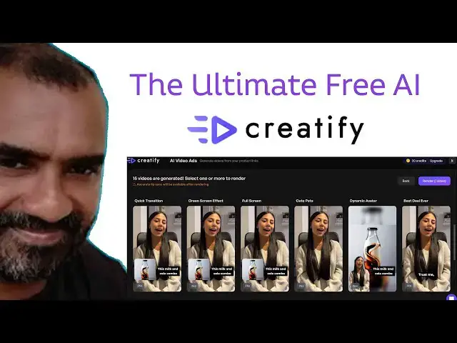 'Video thumbnail for The Ultimate Free AI Tool for  Creatify AI'