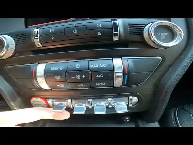 Video thumbnail for How to Enable or Disable Hazard Lights in Ford Mustang VI ( 2014 – now ) Use Emergency Lights