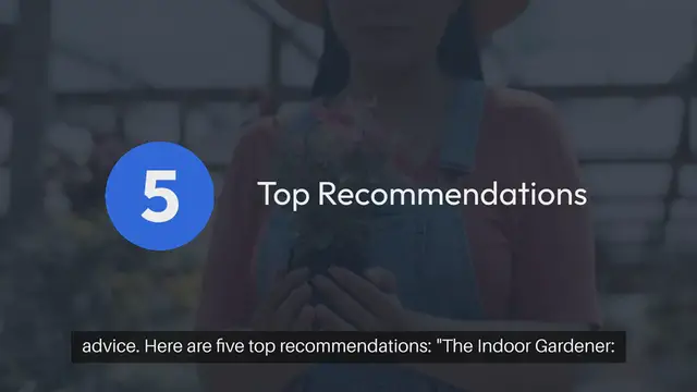 Video thumbnail for Top 5 Indoor Gardening Books for Beginners