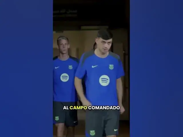 Video thumbnail for El Barça termina de ponerse a punto para la Supercopa #futbol #fcbarcelona #carpetasblaugranas