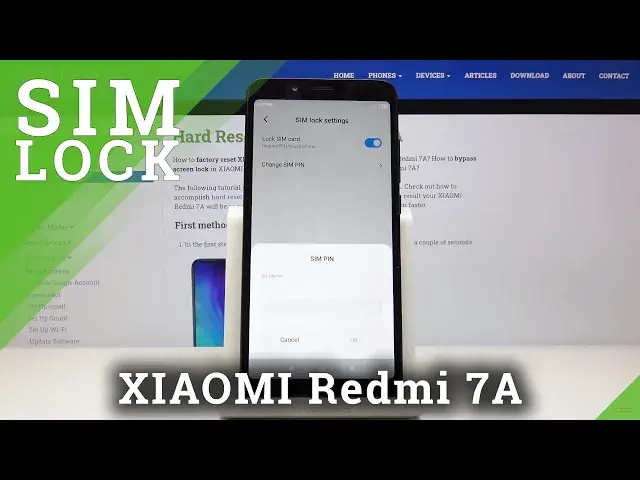 'Video thumbnail for How to Change SIM PIN Code in XIAOMI Redmi 7A – Set Up SIM Lock'