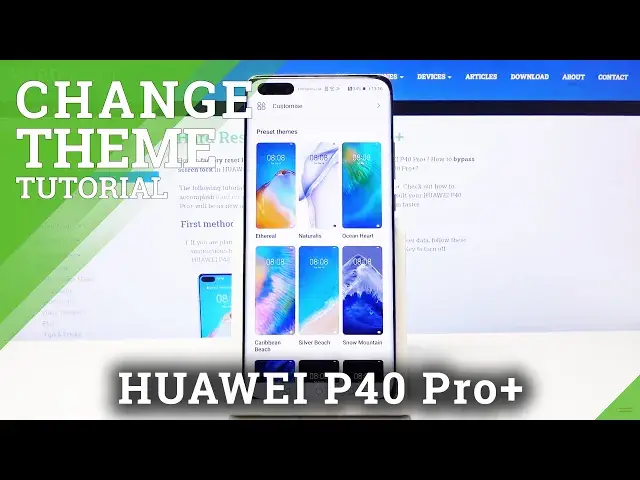 'Video thumbnail for How to Restore Default Theme in HUAWEI P40 Pro+ - Display Settings'