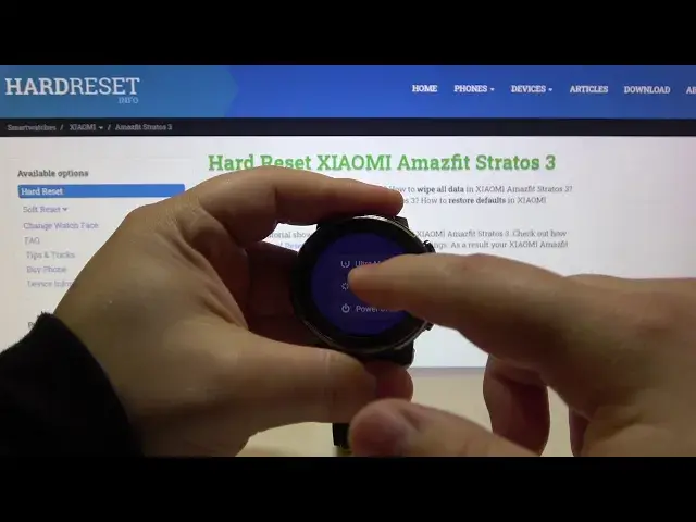 'Video thumbnail for How to Perform Soft Reset in Xiaomi Amazfit Stratos 3 - Unfreeze Android Smartwatch'