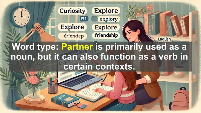 Video thumbnail for 2500 Must Know CEFR B1 Vocabulary - Understanding 'Partner': Boost Your B1 English Skills