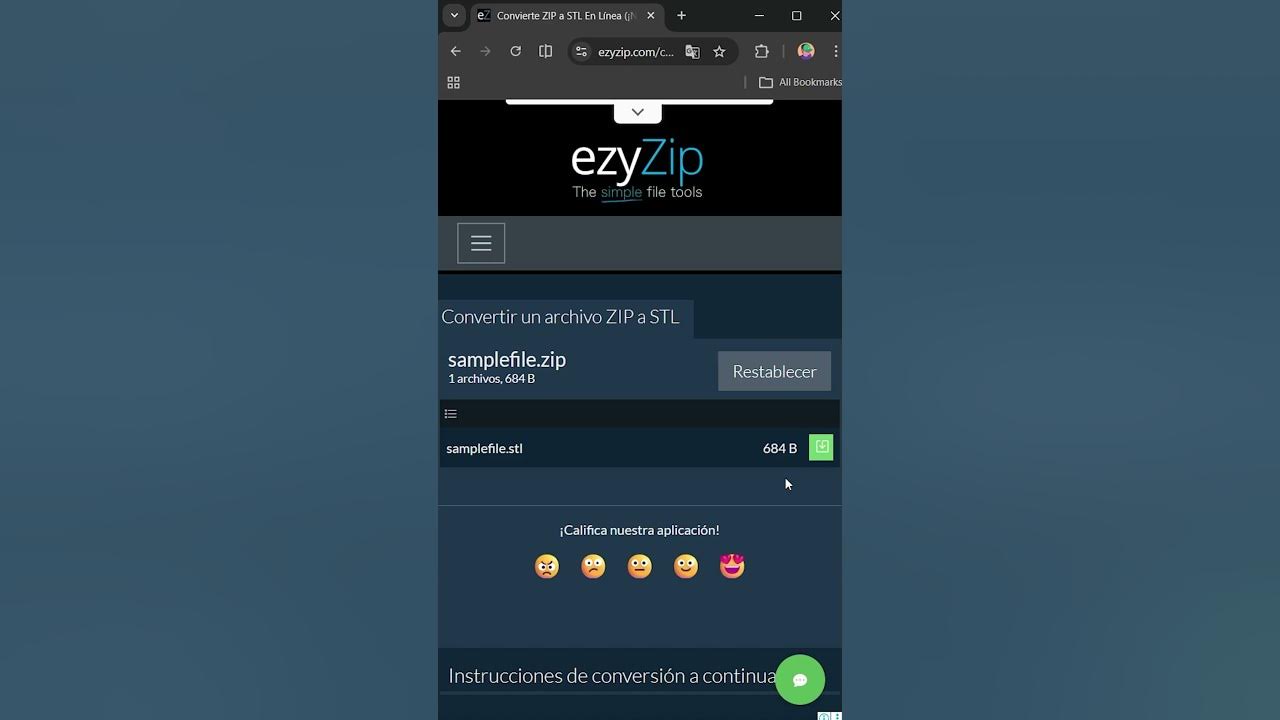 Video thumbnail for 📦 Convierte ZIP a STL en Tu Navegador | No Requiere Instalación De Software
