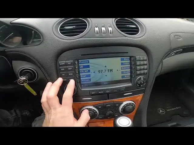 Video thumbnail for How to Manually Change Radio Station in Mercedes SL55 R230 ( 2001 – 2008 ) - Adjust Radio Station