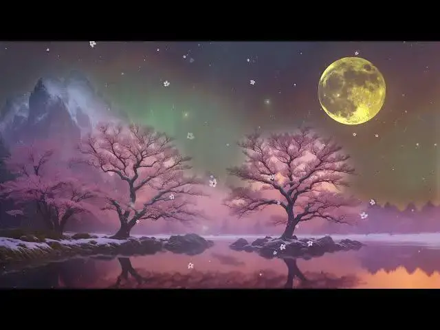'Video thumbnail for "Sérénade au crépuscule : Musique relaxante avec vue sur un lac tranquille"'