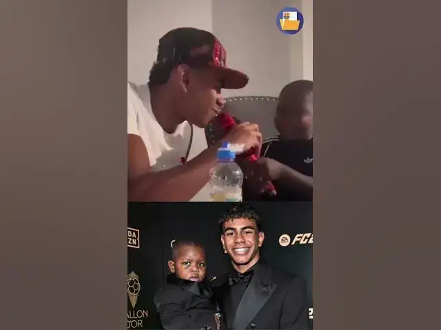 Video thumbnail for 🎶🤣 Lamine Yamal cantando el Waka Waka con su hermano Keyne #lamineyamal