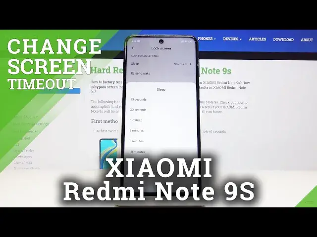 'Video thumbnail for How to Change Screen Timeout in XIAOMI Redmi Note 9s – Display Settings'