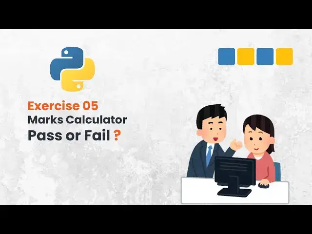 'Video thumbnail for Python Program to Check Student Pass or Fail | Calculate Average with 2 Decimal Places'