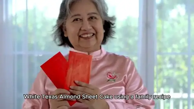 Video thumbnail for White Texas Almond Sheet Cake Recipe
