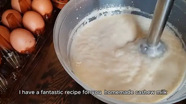 Video thumbnail for cashew milk recipe