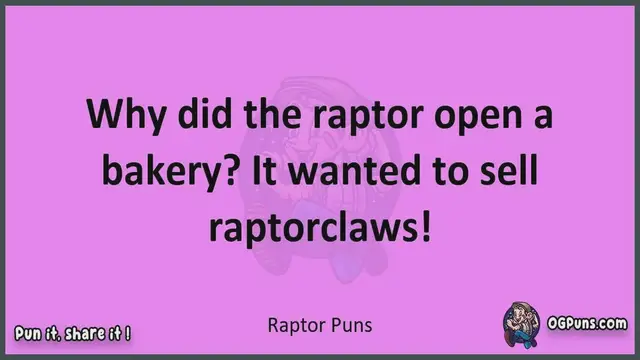 Video thumbnail for Raptor - Jokes, Puns, Wordplays, and Laughter