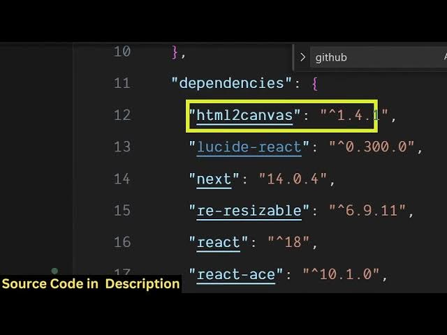 Video thumbnail for Build a Next.js Source Code to Image Generator with Syntax Highlighting Editor in Browser Using TS