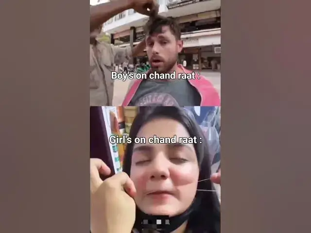 Video thumbnail for Boys Vs girls On chand rat