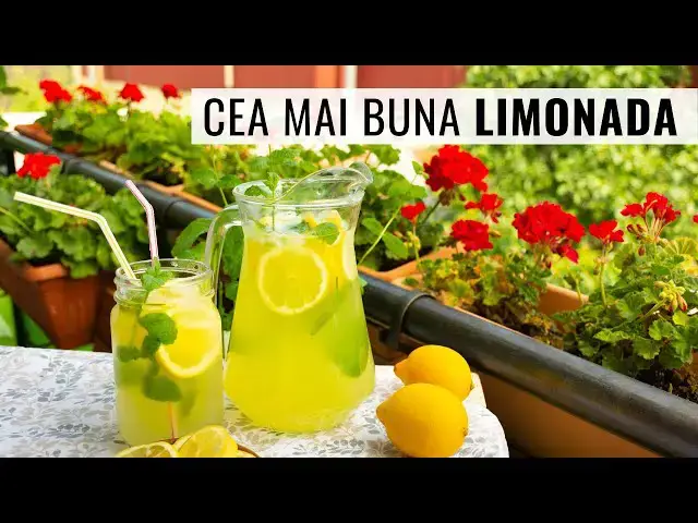 Video thumbnail for Cea mai bună limonadă de casă se face din 3 ingrediente, e foarte aromată și are o culoare minunată!