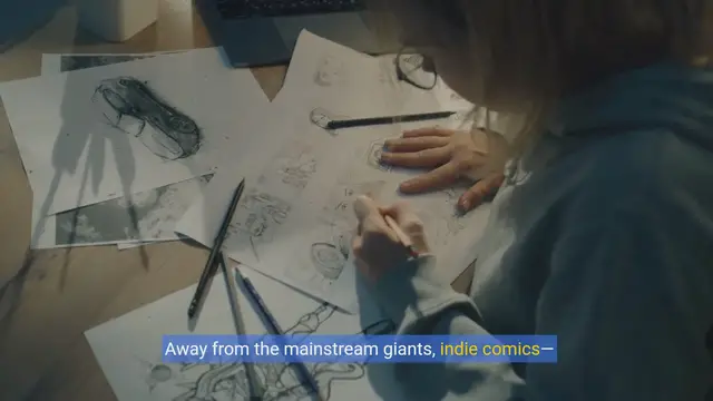 Video thumbnail for Beyond the Mainstream: The Unseen World of Indie Comics