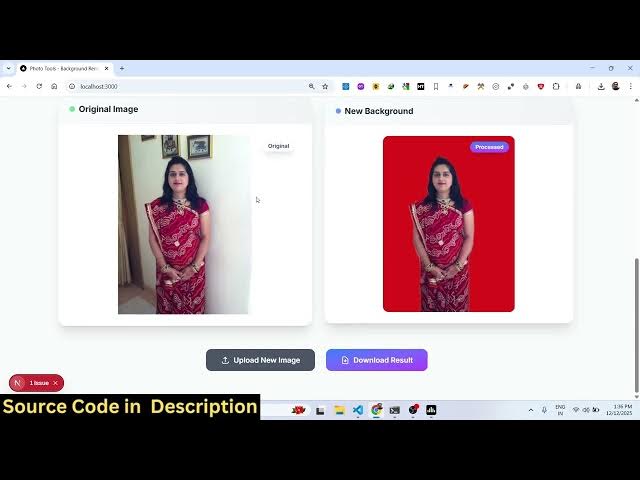Video thumbnail for Build Next.js Canva Image Background Removal Clone Editor Using Tensorflow,BodyPix & Mediapipe in TS