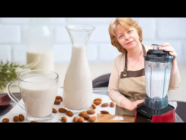 Video thumbnail for 🥛 Lapte de MIGDALE fără conservanți, în 2 MINUTE 👍 rețeta de lapte vegetal pentru zilele de post