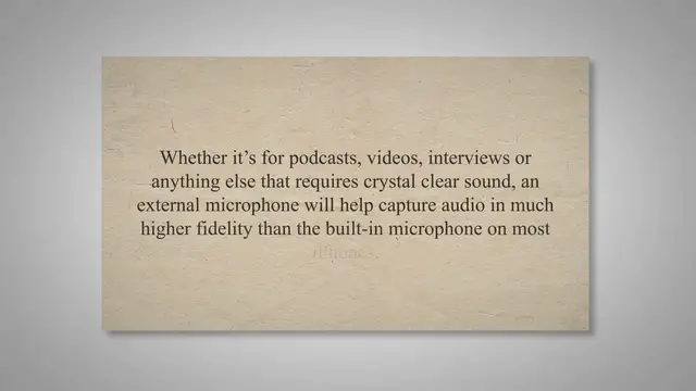 Video thumbnail for Use External Mic on Iphone: A Comprehensive Guide In 2023!