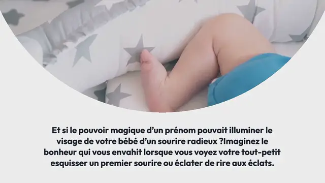 Video thumbnail for 20 idées de prénoms de bébés qui illuminent votre journée avec leur sourire