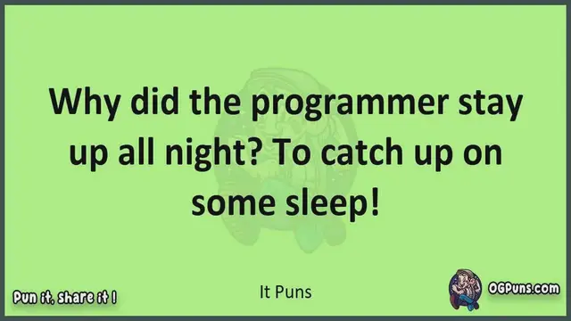 Video thumbnail for It - Jokes, Puns, Wordplays, and Laughter