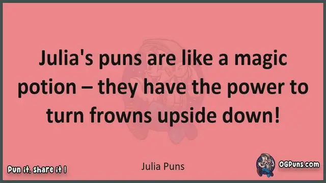 Video thumbnail for Julia - Jokes, Puns, Wordplays, and Laughter