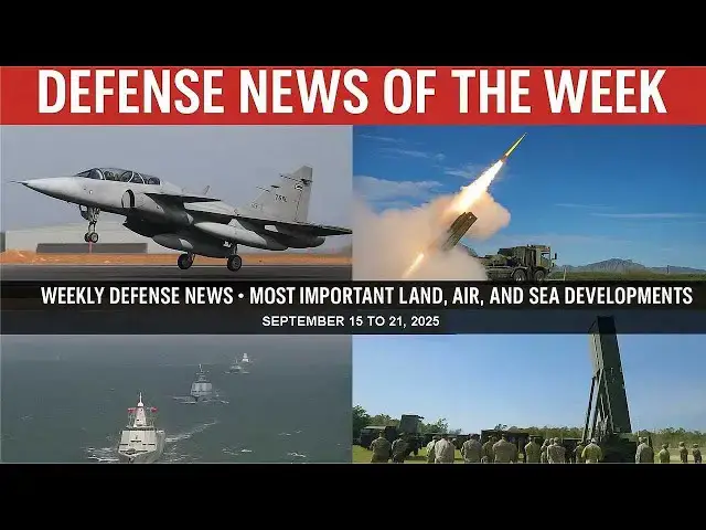 'Video thumbnail for Top Global Defense News Highlights Missiles, Lasers & Armor  September  15–21, 2025'