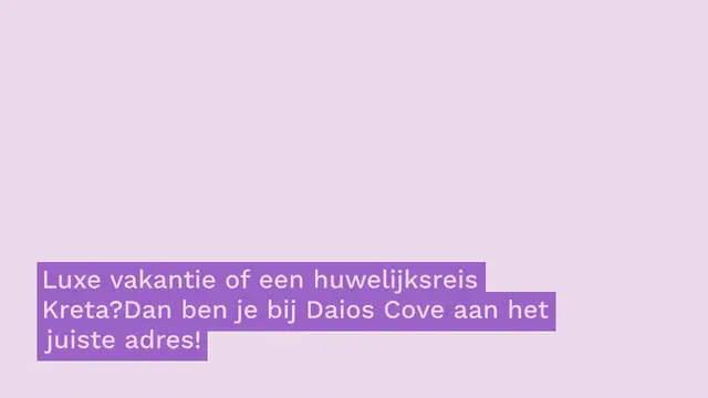 Video thumbnail for DAIOS COVE KRETA: SLAPEN IN EEN LUXE HOTEL MET PRIVÉ ZWEMBAD