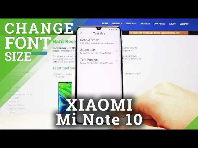 'Video thumbnail for How to Adjust Font Size on Xiaomi Mi Note 10 Pro – Manage Text Size'