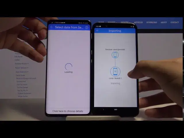 Video thumbnail for How to Move Data from Nokia 8.1 to Huawei Phone via CLONEit Application