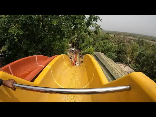 Video thumbnail for 90 Degree Water Slide at Water Kingdom Borivali (Mumbai)