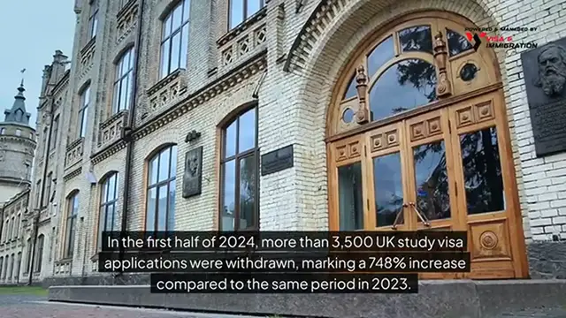 Video thumbnail for The Alarming Reason 3,500 UK Study Visa Applications Were Withdrawn