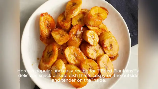 'Video thumbnail for plantain recipe'