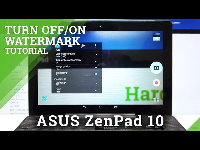 'Video thumbnail for How to Add Time Stamp Watermark in ASUS ZenPad 10 – Customize Watermark Options'