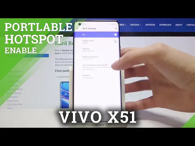 'Video thumbnail for How to Enable Portable Hotspot on VIVO X51 5G – Wi-Fi Sharing'