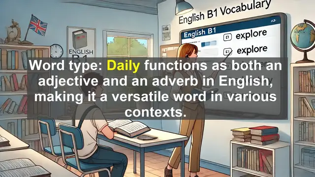 Video thumbnail for 2500 Must Know CEFR B1 Vocabulary - Mastering 'Daily': Advanced English Usage and Common Pitfalls