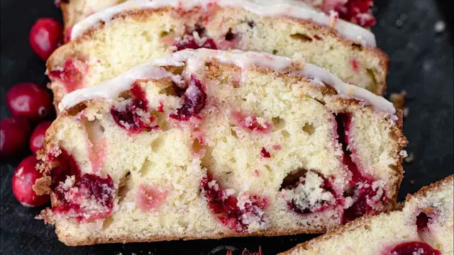 Video thumbnail for Cranberry Bread With Orange Glaze