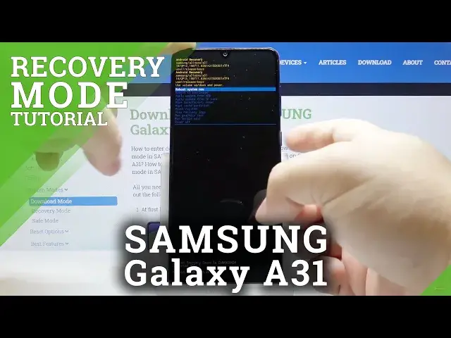 Video thumbnail for How to Enter Recovery Mode in SAMSUNG Galaxy A31 – Open Recovery Mode