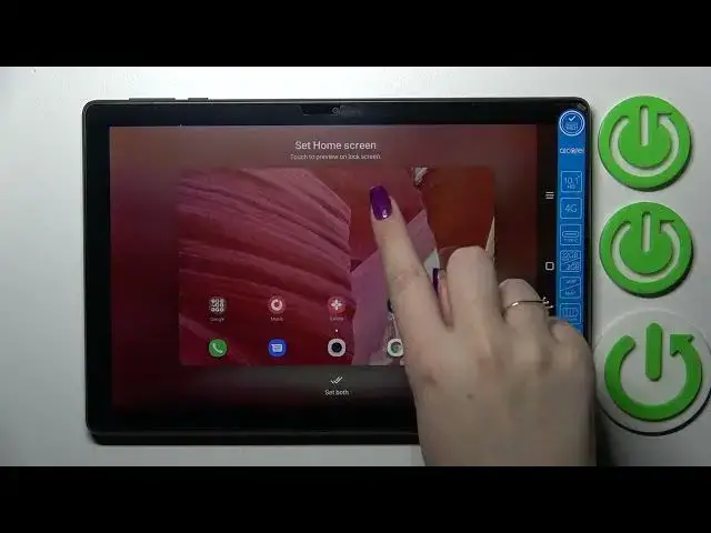 Video thumbnail for How to Apply Main Screen Photo on ALCATEL 3T 10 4G - Set Up New Wallpaper